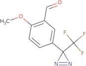 2-Methoxy-5-[3-(trifluoromethyl)diazirin-3-yl]benzaldehyde