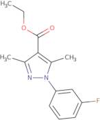 Ethyl 1-(3-fluorophenyl)-3,5-dimethyl-1H-pyrazole-4-carboxylate