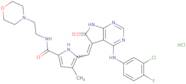 5-[[4-[(3-Chloro-4-fluorophenyl)amino]-6,7-dihydro-6-oxo-5H-pyrrolo[2,3-d]pyrimidin-5-ylidene]meth…