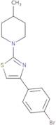 4-(4-Bromophenyl)-2-(4-methylpiperidin-1-yl)thiazole