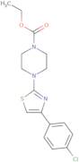 Ethyl 4-(4-(4-chlorophenyl)thiazol-2-yl)piperazine-1-carboxylate