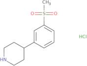 4-(3-(Methylsulfonyl)phenyl)piperidine hydrochloride