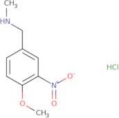 [(4-Methoxy-3-nitrophenyl)methyl](methyl)amine hydrochloride