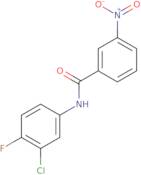 N-(3-Chloro-4-fluorophenyl)-3-nitrobenzamide