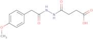 4-{2-[2-(4-Methoxyphenyl)acetyl]hydrazino}-4-oxobutanoic acid