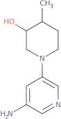 1-(5-Aminopyridin-3-yl)-4-methylpiperidin-3-ol