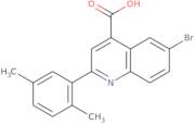 6-Bromo-2-(2,5-dimethylphenyl)quinoline-4-carboxylic acid