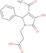 3-(3-Acetyl-4-hydroxy-5-oxo-2-phenyl-2,5-dihydro-pyrrol-1-yl)-propionic acid