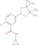 4-Chloro-3-(cyclopropylaminocarbonyl)phenylboronic acid pinacol ester