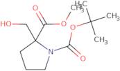 1-tert-Butyl 2-methyl 2-(hydroxymethyl)pyrrolidine-1,2-dicarboxylate