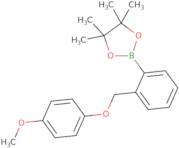 2-{2-[(4-Methoxyphenoxy)methyl]phenyl}-4,4,5,5-tetramethyl-1,3,2-dioxaborolane