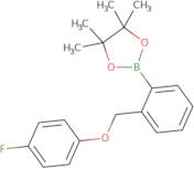 2-{2-[(4-Fluorophenoxy)methyl]phenyl}-4,4,5,5-tetramethyl-1,3,2-dioxaborolane