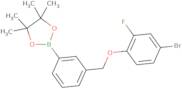 2-{3-[(4-Bromo-2-fluorophenoxy)methyl]phenyl}-4,4,5,5-tetramethyl-1,3,2-dioxaborolane