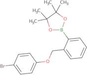 2-(2-((4-Bromophenoxy)methyl)phenyl)-4,4,5,5-tetramethyl-1,3,2-dioxaborolane