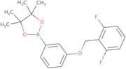 2-{3-[(2,6-Difluorophenyl)methoxy]phenyl}-4,4,5,5-tetramethyl-1,3,2-dioxaborolane