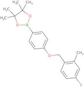 2-[4-(4-Fluoro-2-methyl-benzyloxy)-phenyl]-4,4,5,5-tetramethyl-[1,3,2]dioxaborolane