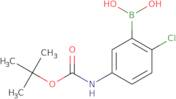 (5-((tert-Butoxycarbonyl)amino)-2-chlorophenyl)boronic acid