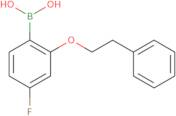 [4-Fluoro-2-(2-phenylethoxy)phenyl]boronic acid