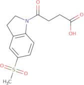 4-[5-(methylsulfonyl)-2,3-dihydro-1H-indol-1-yl]-4-oxobutanoic acid