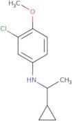 3-Chloro-N-(1-cyclopropylethyl)-4-methoxyaniline