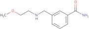 3-{[(2-Methoxyethyl)amino]methyl}benzamide