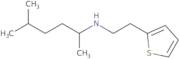 5-Methyl-N-(2-thiophen-2-ylethyl)hexan-2-amine