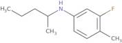 3-Fluoro-4-methyl-N-(pentan-2-yl)aniline