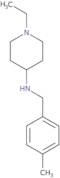 1-Ethyl-N-[(4-methylphenyl)methyl]piperidin-4-amine