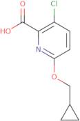 3-Chloro-6-(cyclopropylmethoxy)pyridine-2-carboxylic acid