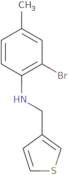 2-Bromo-4-methyl-N-(thiophen-3-ylmethyl)aniline