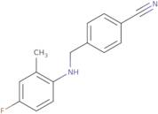 4-{[(4-Fluoro-2-methylphenyl)amino]methyl}benzonitrile