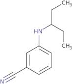 3-[(Pentan-3-yl)amino]benzonitrile