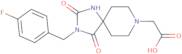 [3-(4-Fluorobenzyl)-2,4-dioxo-1,3,8-triazaspiro[4.5]dec-8-yl]acetic acid