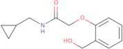 N-(Cyclopropylmethyl)-2-[2-(hydroxymethyl)phenoxy]acetamide