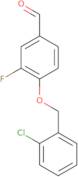 4-((2-Chlorobenzyl)oxy)-3-fluorobenzaldehyde