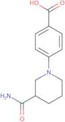 4-(3-Carbamoylpiperidin-1-yl)benzoic acid