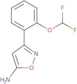 3-[2-(Difluoromethoxy)phenyl]-1,2-oxazol-5-amine