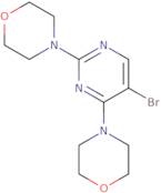 4-[5-Bromo-4-(morpholin-4-yl)pyrimidin-2-yl]morpholine