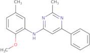 N-(2-Methoxy-5-methylphenyl)-2-methyl-6-phenylpyrimidin-4-amine