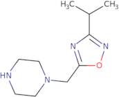 1-{[3-(Propan-2-yl)-1,2,4-oxadiazol-5-yl]methyl}piperazine