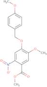 Methyl 5-methoxy-4-((4-methoxybenzyl)oxy)-2-nitrobenzoate