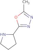 2-Methyl-5-[(2S)-pyrrolidin-2-yl]-1,3,4-oxadiazole
