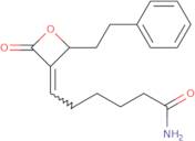 6-[(3Z)-2-Oxo-4-(2-phenylethyl)oxetan-3-ylidene]hexanamide