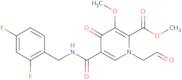 5-[[[(2,4-Difluorophenyl)methyl]amino]carbonyl]-1,4-dihydro-3-methoxy-4-oxo-1-(2-oxoethyl)-2-pyr...