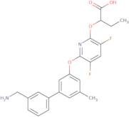 (R)-2-((6-((3'-(Aminomethyl)-5-methyl-[1,1'-biphenyl]-3-yl)oxy)-3,5-difluoropyridin-2-yl)oxy)butan…