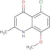 5-Chloro-8-methoxy-2-methylquinolin-4-ol