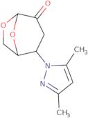 (2S,5R)-2-(3,5-Dimethyl-1H-pyrazol-1-yl)-6,8-dioxabicyclo[3.2.1]octan-4-one