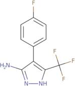 4-(4-Fluorophenyl)-3-(trifluoromethyl)-1H-pyrazol-5-amine