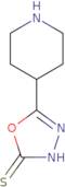 5-(Piperidin-4-yl)-1,3,4-oxadiazole-2-thiol