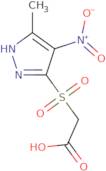 2-[(3-Methyl-4-nitro-1H-pyrazol-5-yl)sulfonyl]acetic acid